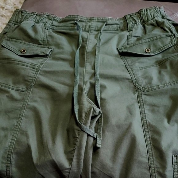 Pilcro Utility Drawstring Pocket Pants/Anthropologie/Size Large/New - Picture 10 of 15